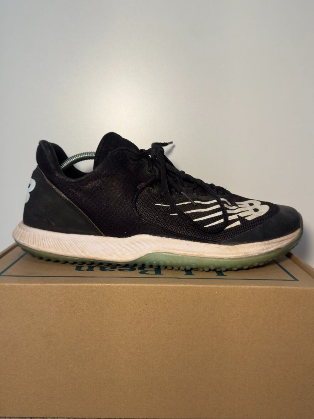 New Balance 4040v6 BK6 Mens Size 11.5 Black Turf Baseball Shoes Low Top